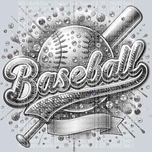 Baseball Blank 3 Gray