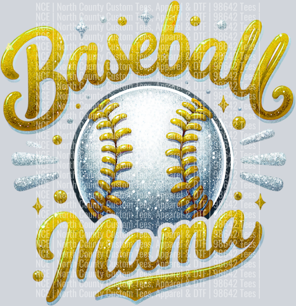 Baseball Mama 1 Gold