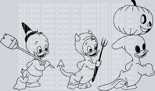 Huey Dewey and Louie Halloween -01