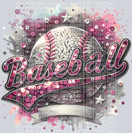 Baseball Blank 1 Maroon