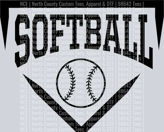 Softball base ball