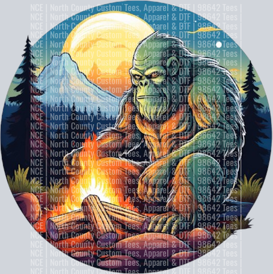 Bigfoot and Alien Camping Fire (6)