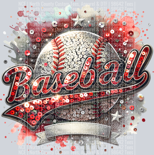 Baseball Blank 1 Red