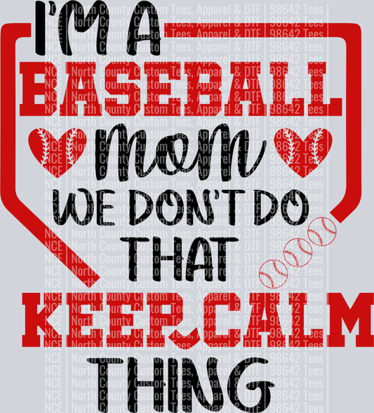 Baseball Keep Calm Thing-28