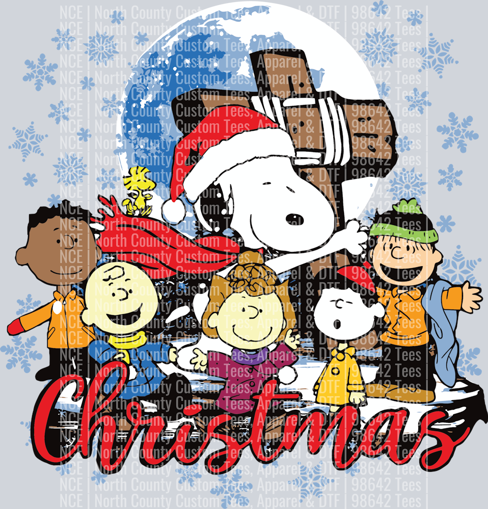 Christmas Snoopy With Friends