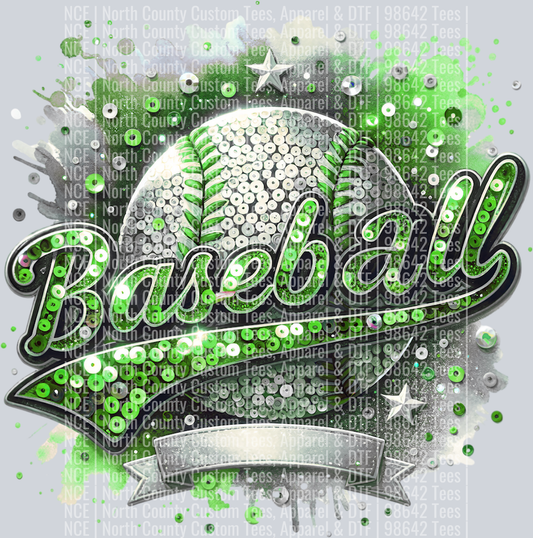 Baseball Blank 1 Green