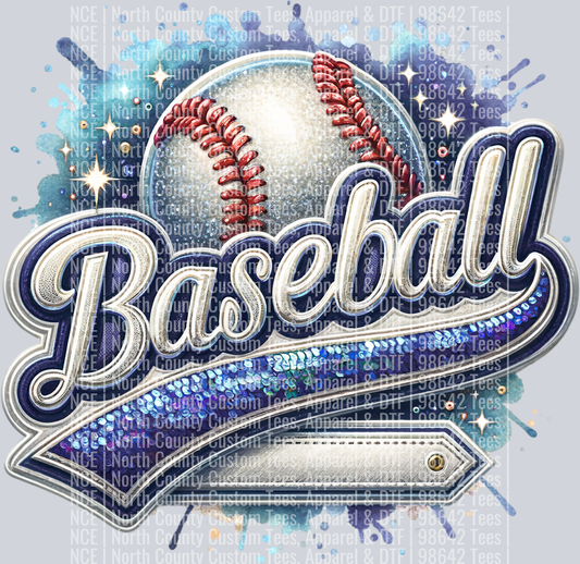 Baseball Blank 2 Navy Blue
