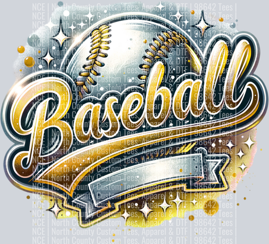 Baseball Blank 4 Gold