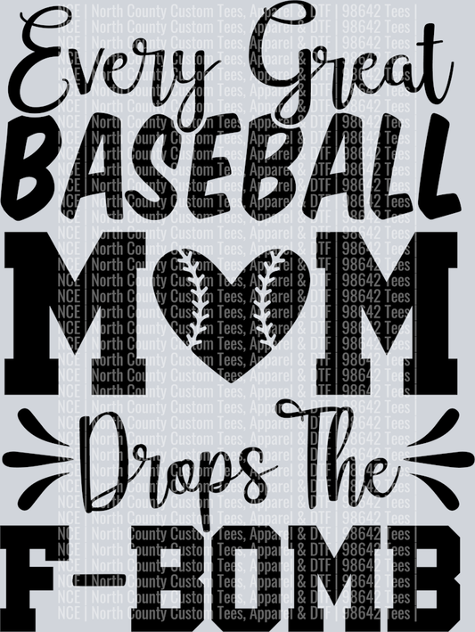 Baseball Mom F-Bomb-84