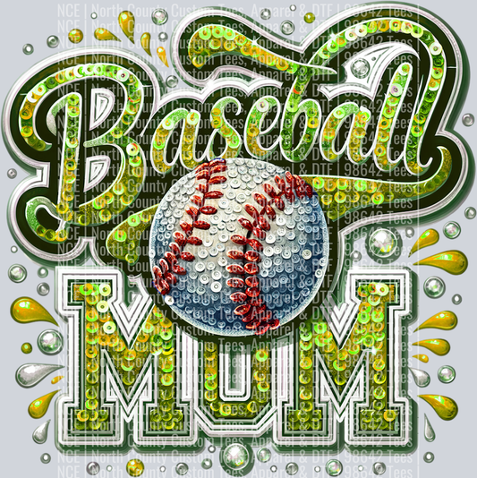 Baseball Mom 1 Gold
