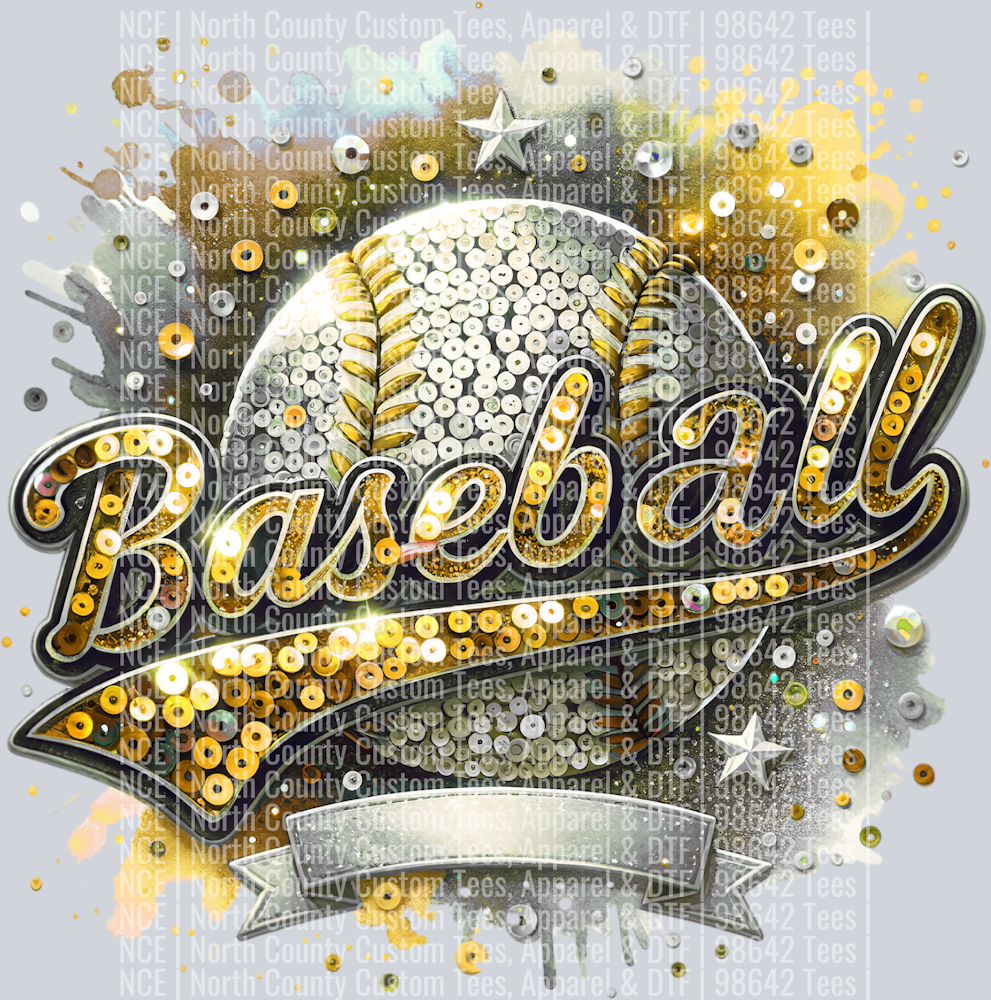 Baseball Blank 1 Gold