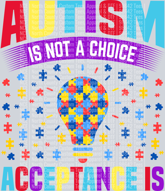 Autism Not a Choice