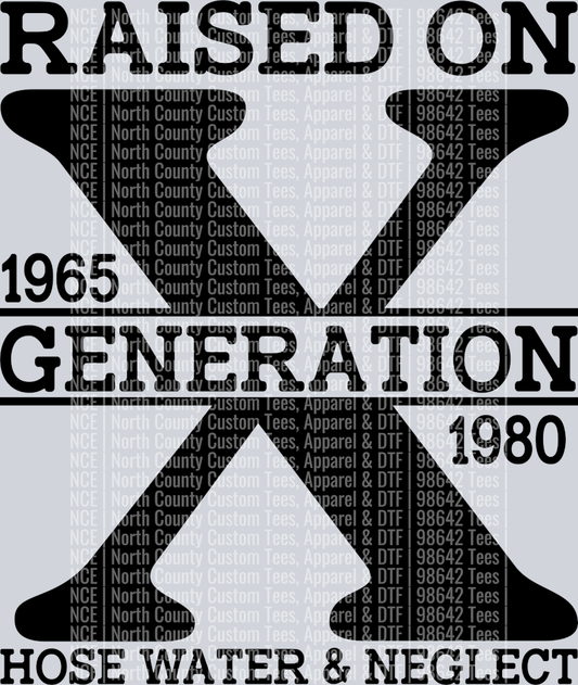 GEN X Raised On
