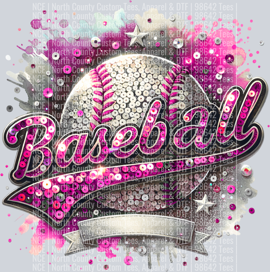 Baseball Blank 1 Pink