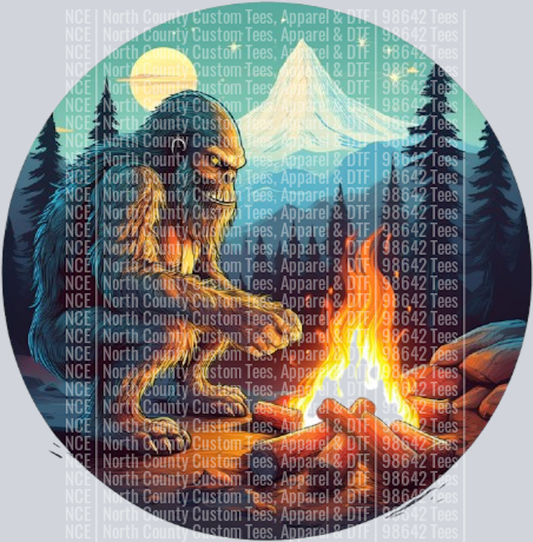 Bigfoot and Alien Camping Fire (30)