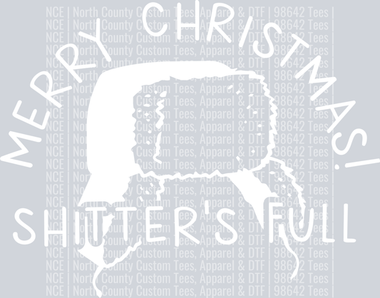 shitters full - white