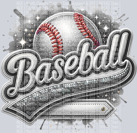 Baseball Blank 2 Gray