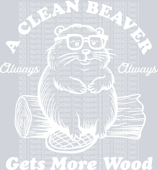 clean beaver white