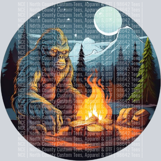 Bigfoot and Alien Camping Fire (34)