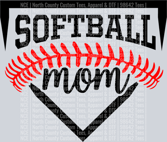 Softball mom base lace