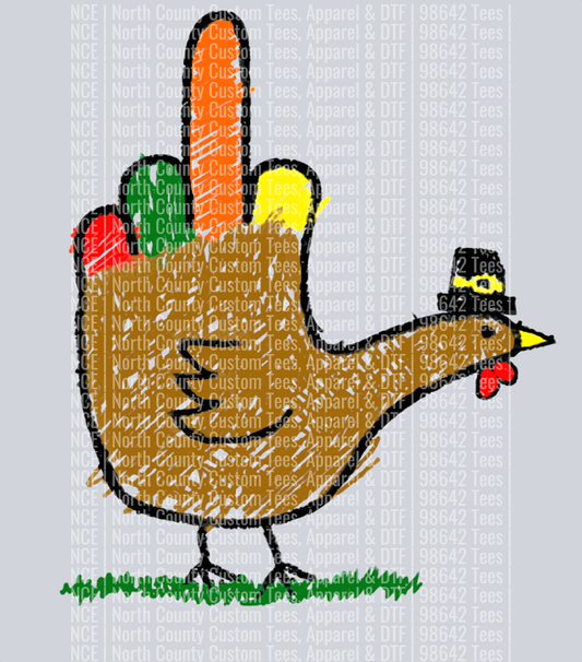 Turkey Flipping Bird (16)