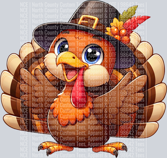 Cute Cartoon Thanksgiving turkey 11