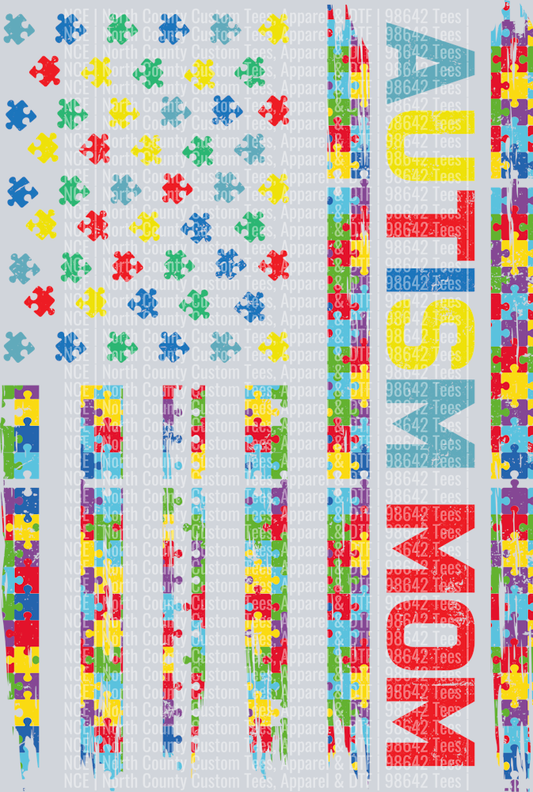 Autism-Mom-Flag-design