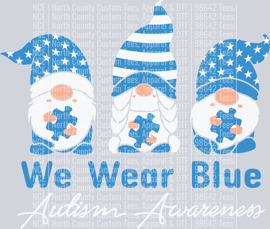 Gnomes Wearing Blue