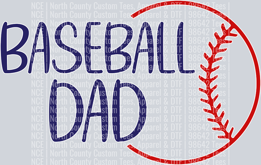 Baseball Dad-17-WH outline