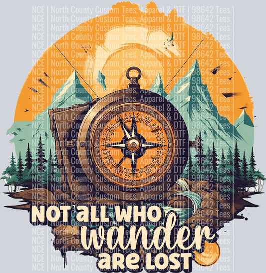 Not all who wander are lost