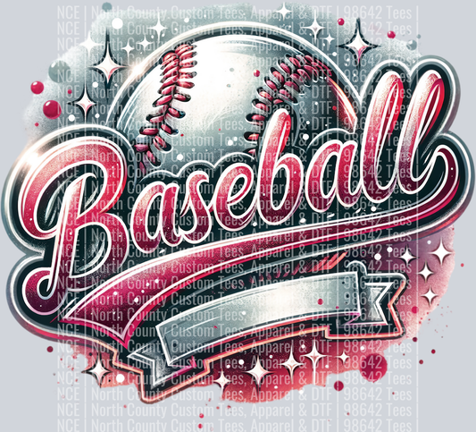 Baseball Blank 4 Maroon