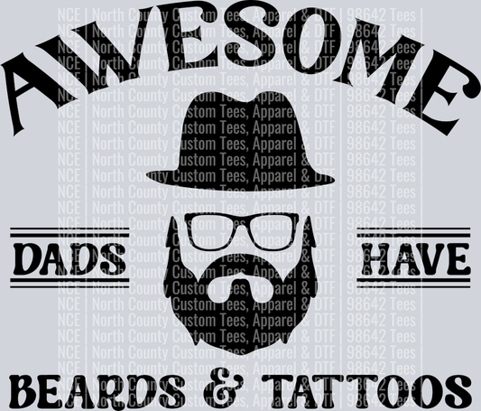 Awesome dads have beards & tattoos-01