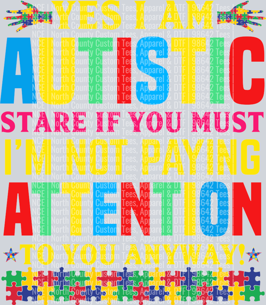 Autism Stare if you Must