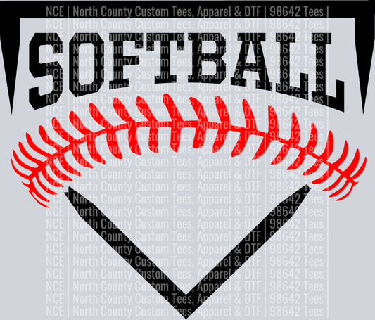 Softball base lace