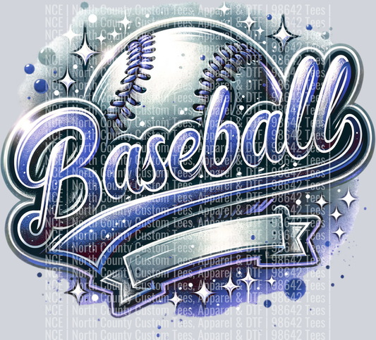 Baseball Blank 4 Navy Blue