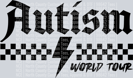 Autism World Tour Front