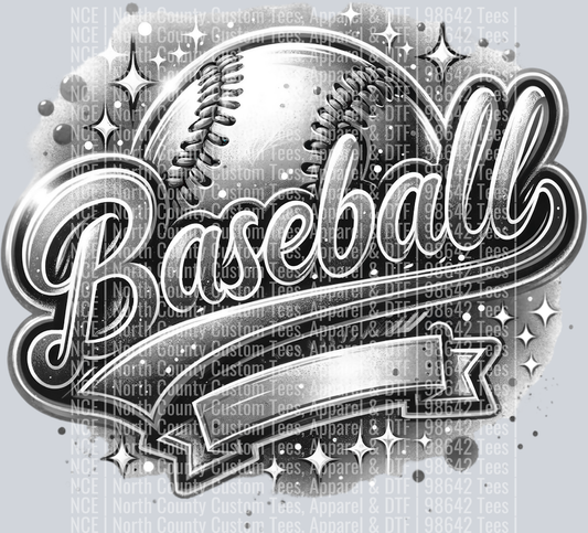 Baseball Blank 4 Gray