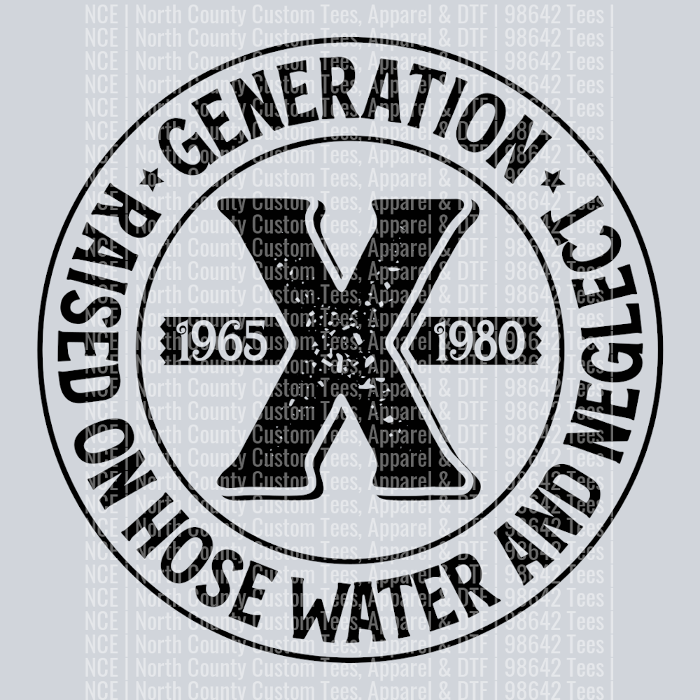 7.Generation X 1965 1980 Raised on hose water and neglect