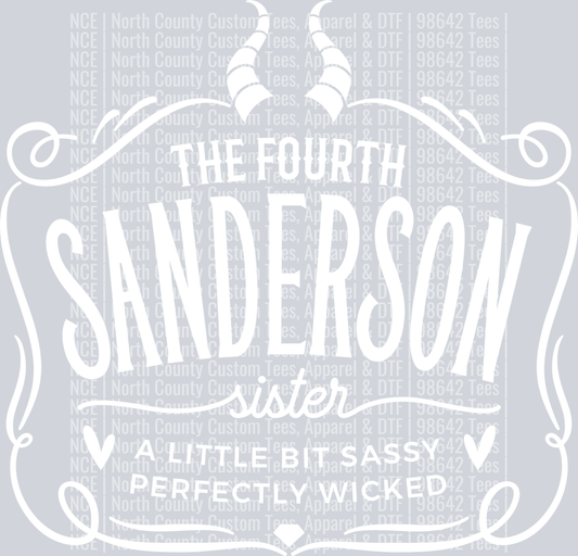 The Fourth Sanderson Sister Jack D Style -White