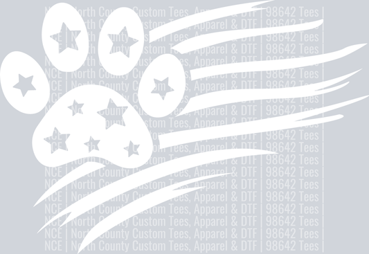 PAW-FLAG-WHITE