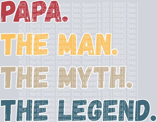 PAPA Man Myth Legend