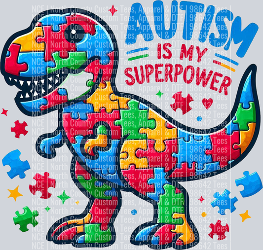 Autism Dinosaur T rex  Autism