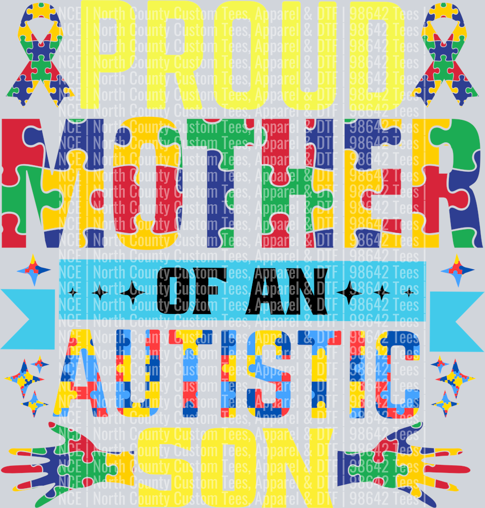 Autism Proud Mother Son