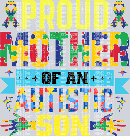 Autism Proud Mother Son