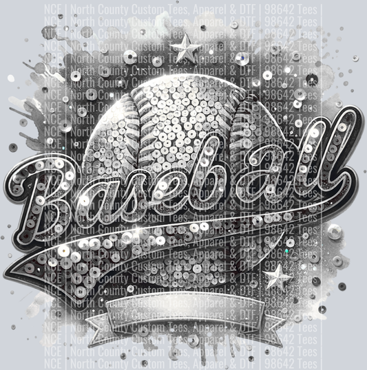 Baseball Blank 1 Gray